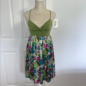 Floral Spaghetti Strap Dress